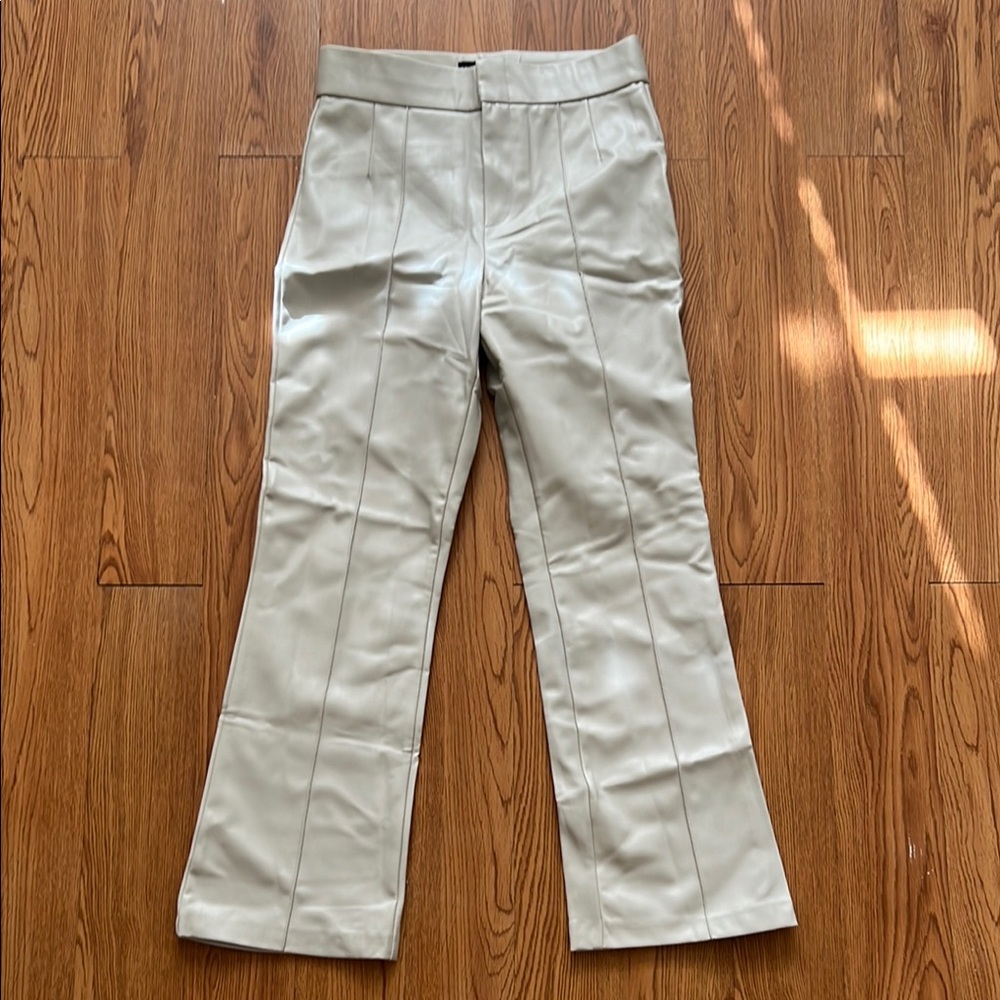 Zara Cream Boot Cut Pants